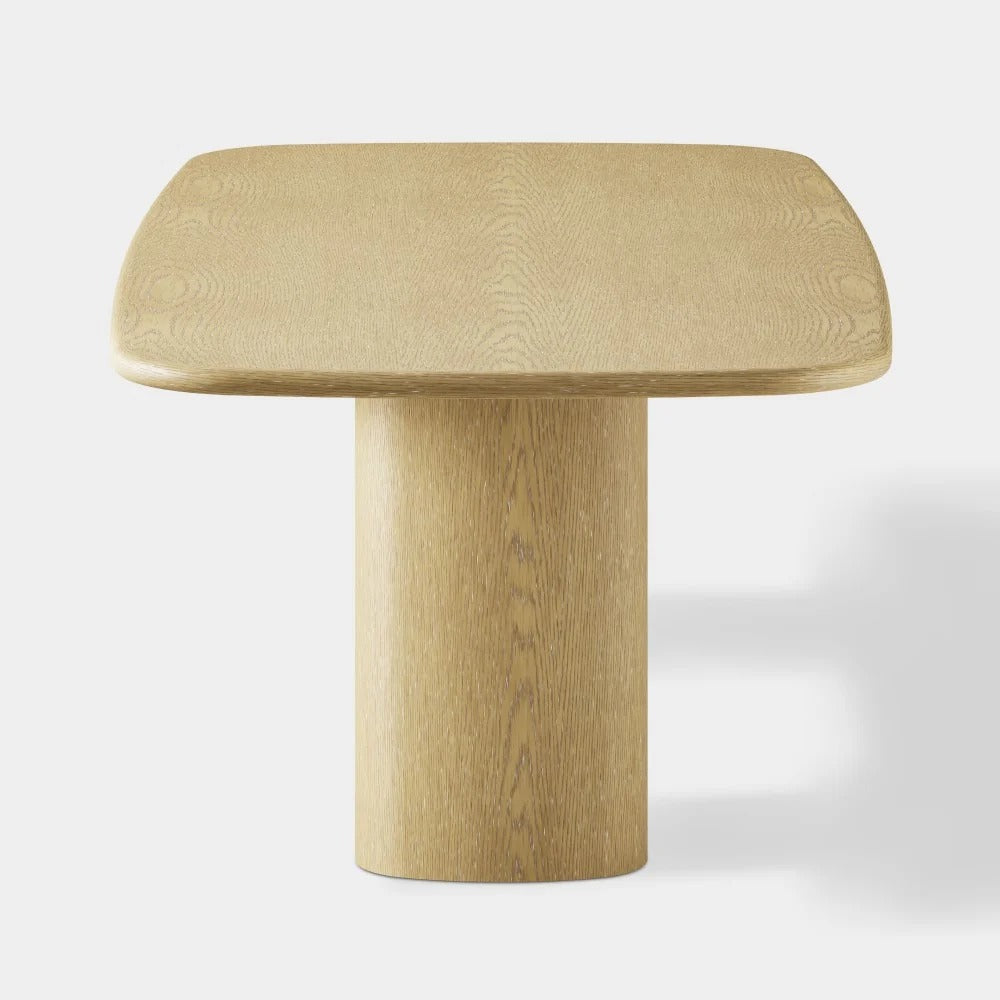Arch Base Dining Table — Natural Oak